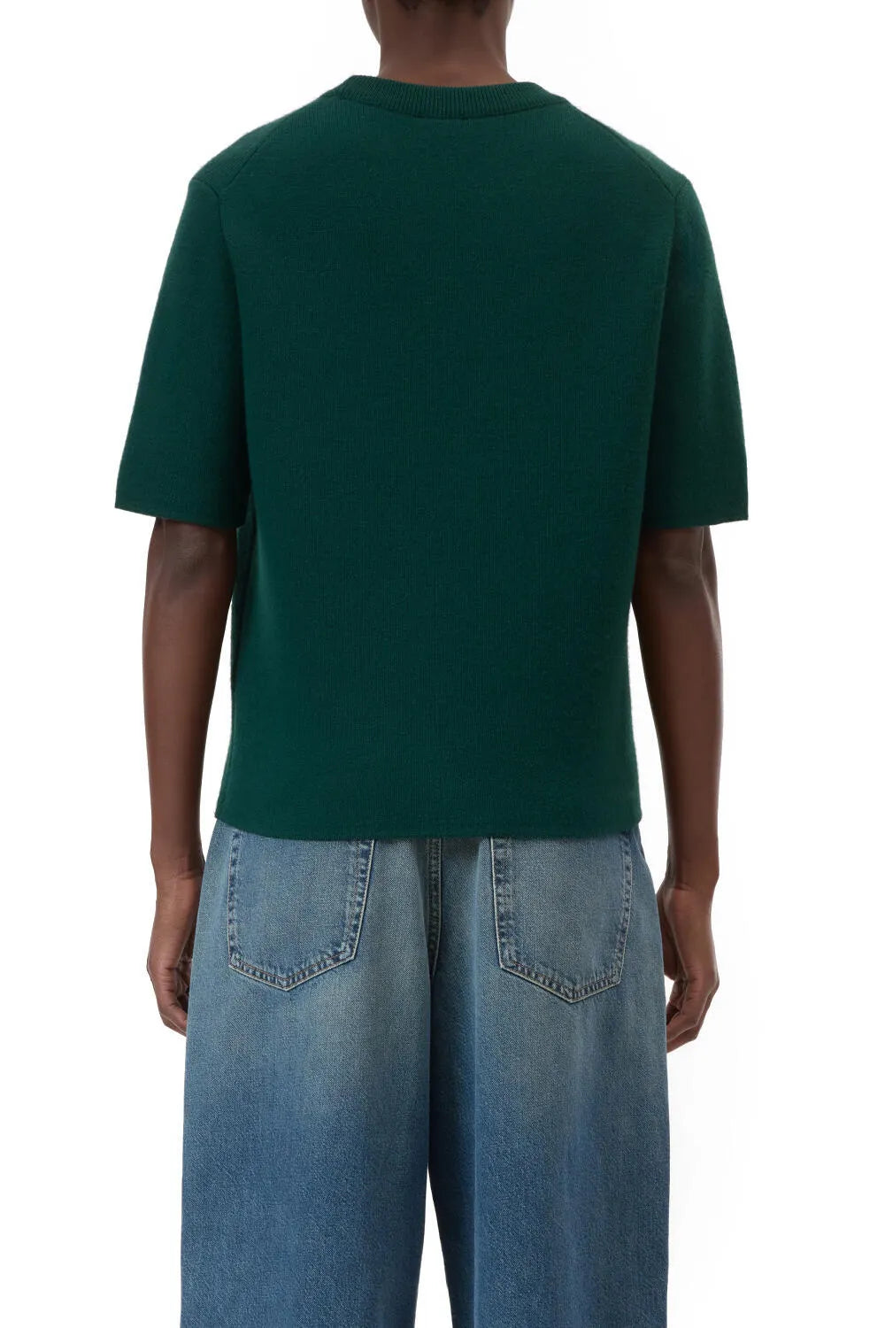 Strick-T-Shirt aus Wolle