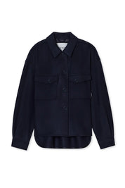 Übergangsjacke aus Schurwollmix
