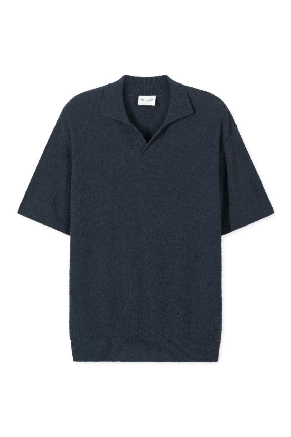 Poloshirt aus Bouclé