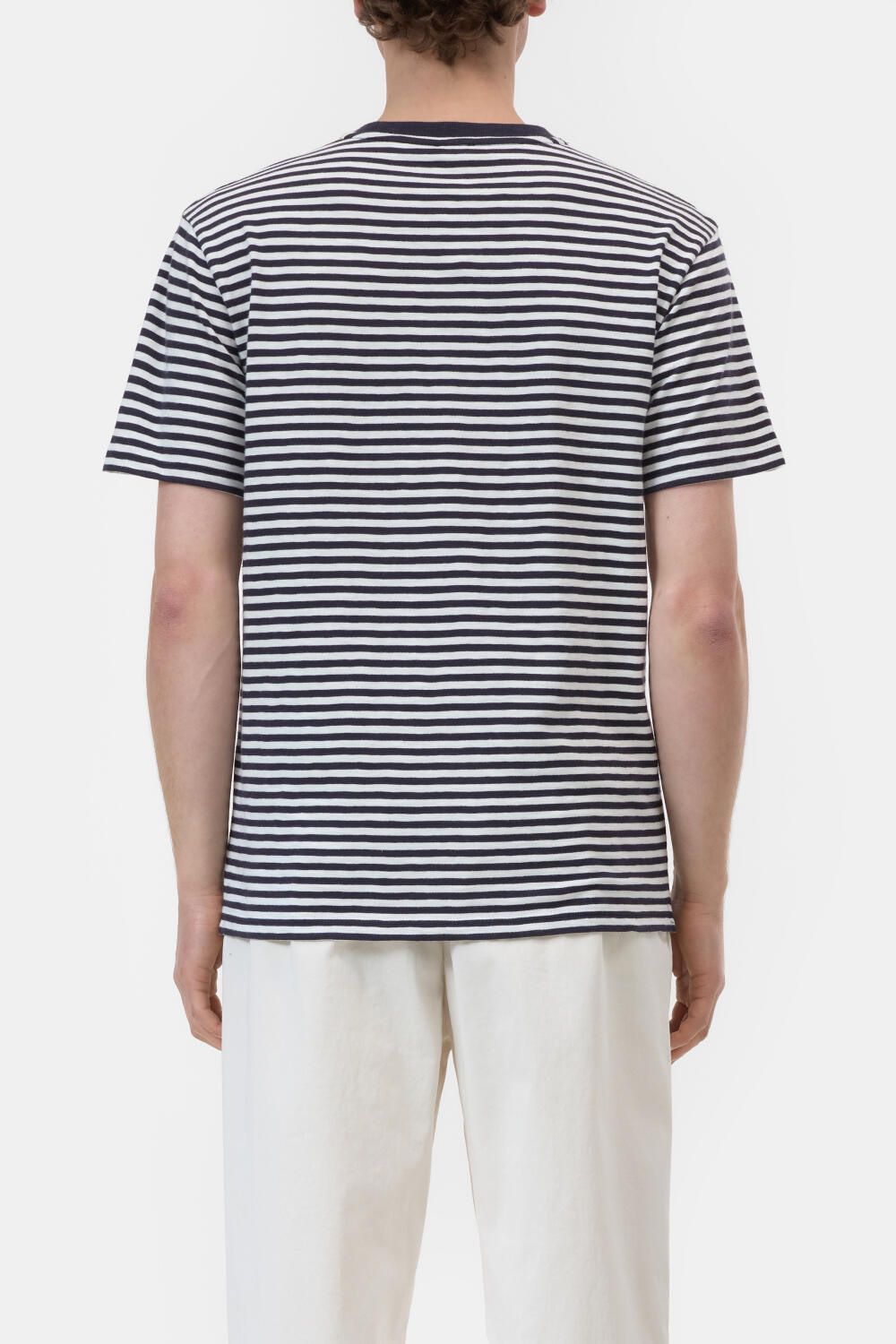T-Shirt gestreift aus Baumwolle