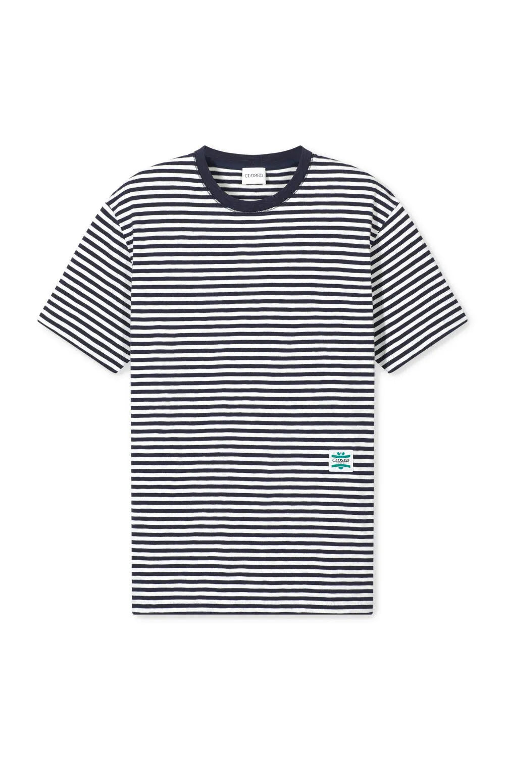 T-Shirt gestreift aus Baumwolle
