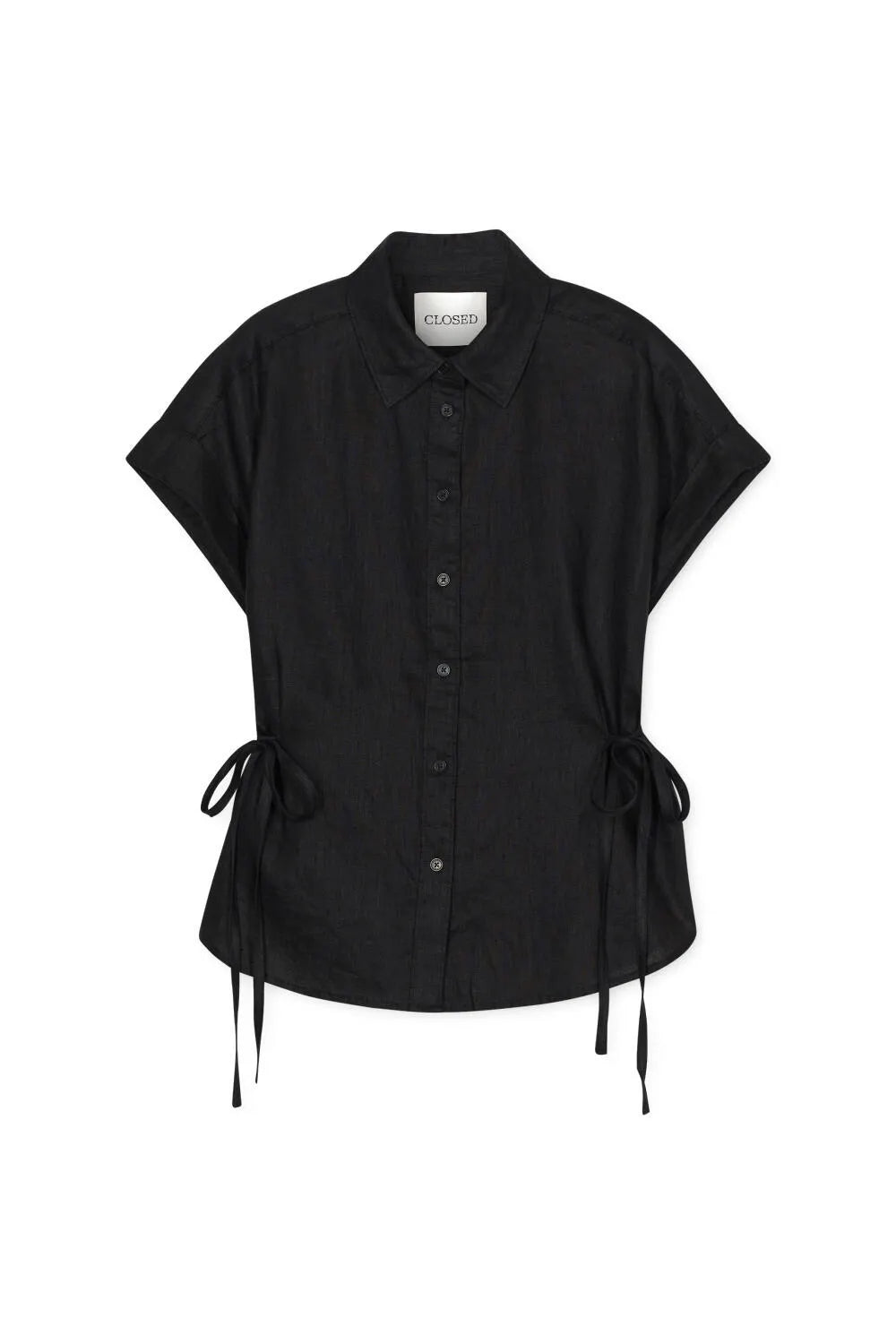 Bluse aus Leinenmix