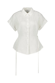 Bluse aus Leinenmix
