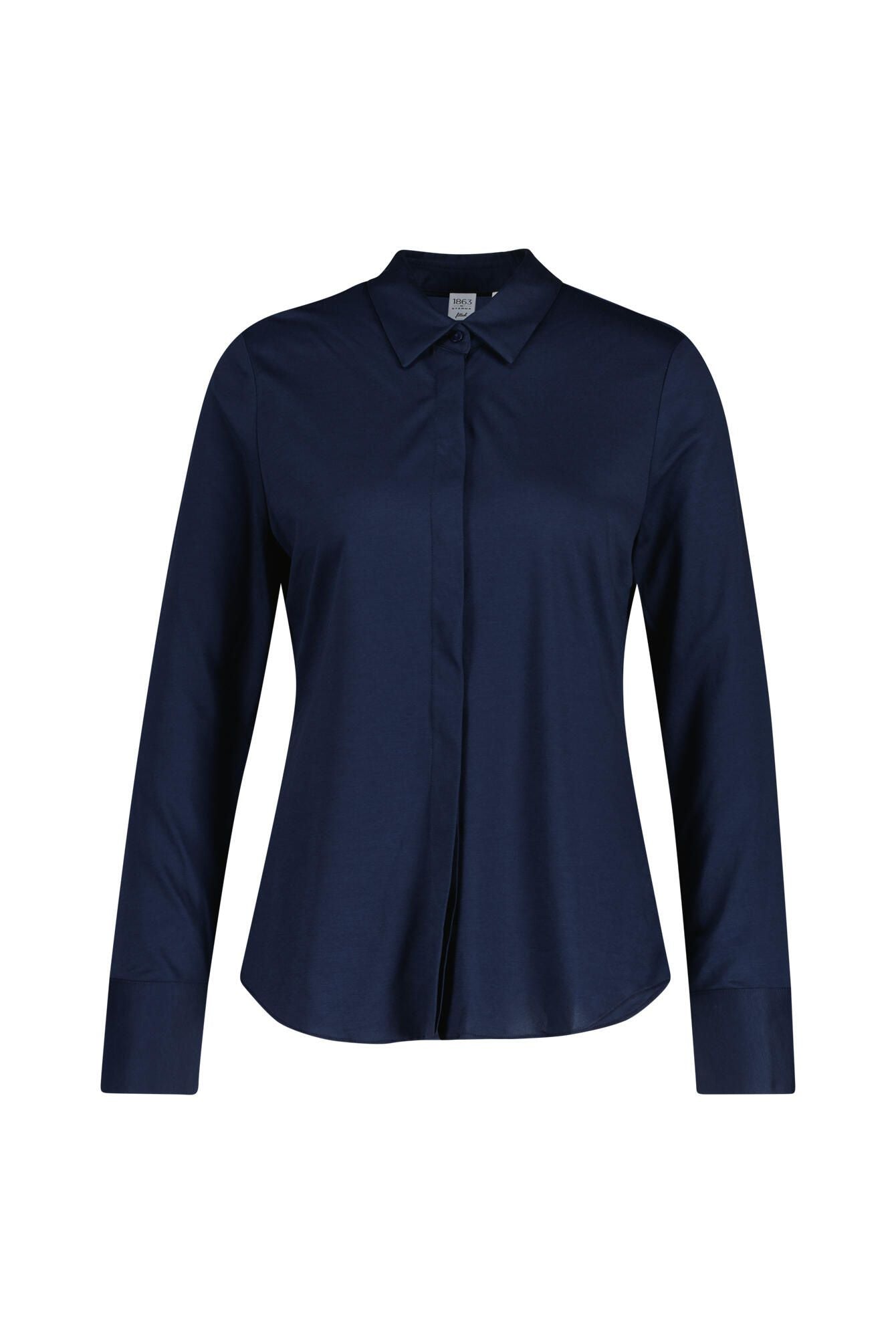 Jersey-Bluse aus Baumwollmix
