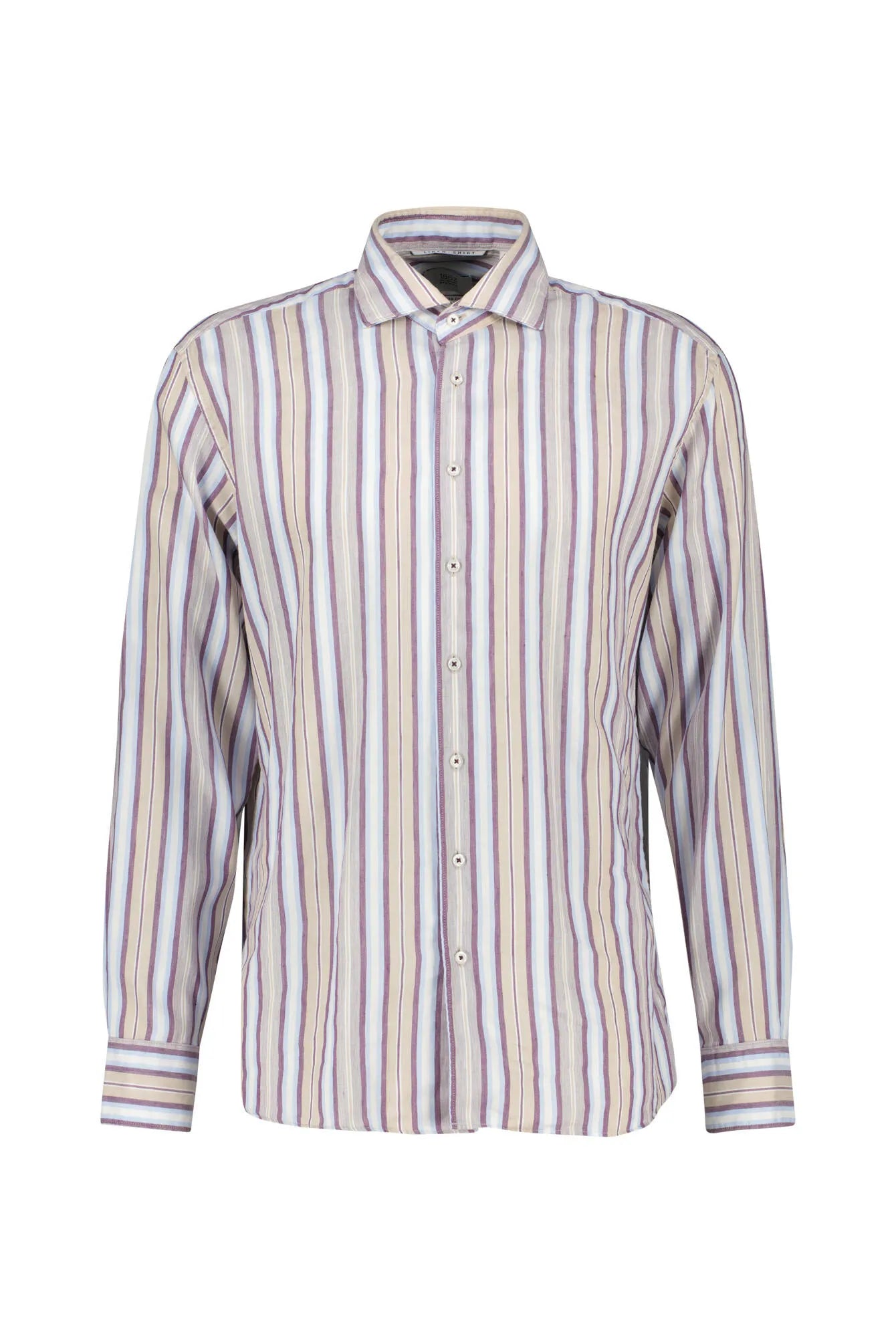 Hemd Modern Fit aus Leinenmix