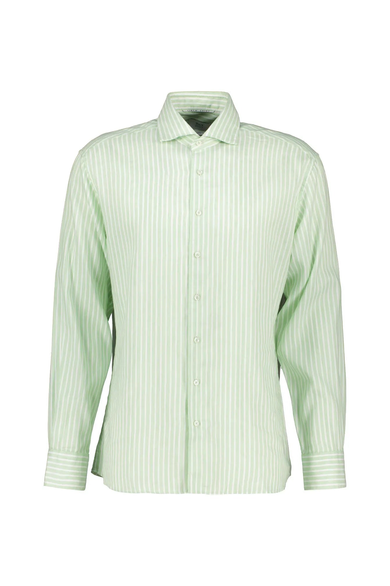 Hemd Modern Fit aus Leinenmix