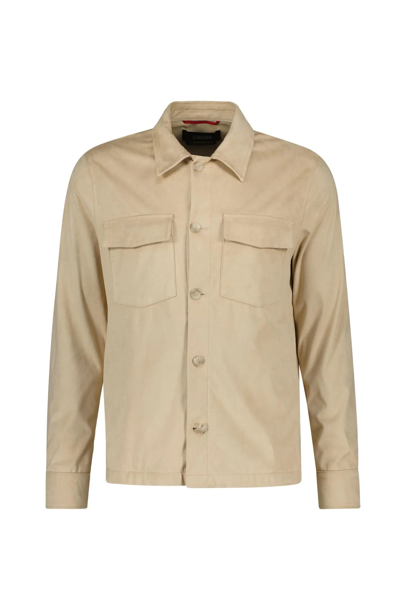 Overshirt CIMULTI Fake-Veloursleder