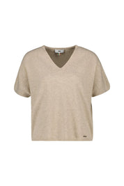 Strick-T-Shirt CIOLARA aus Baumwollmix