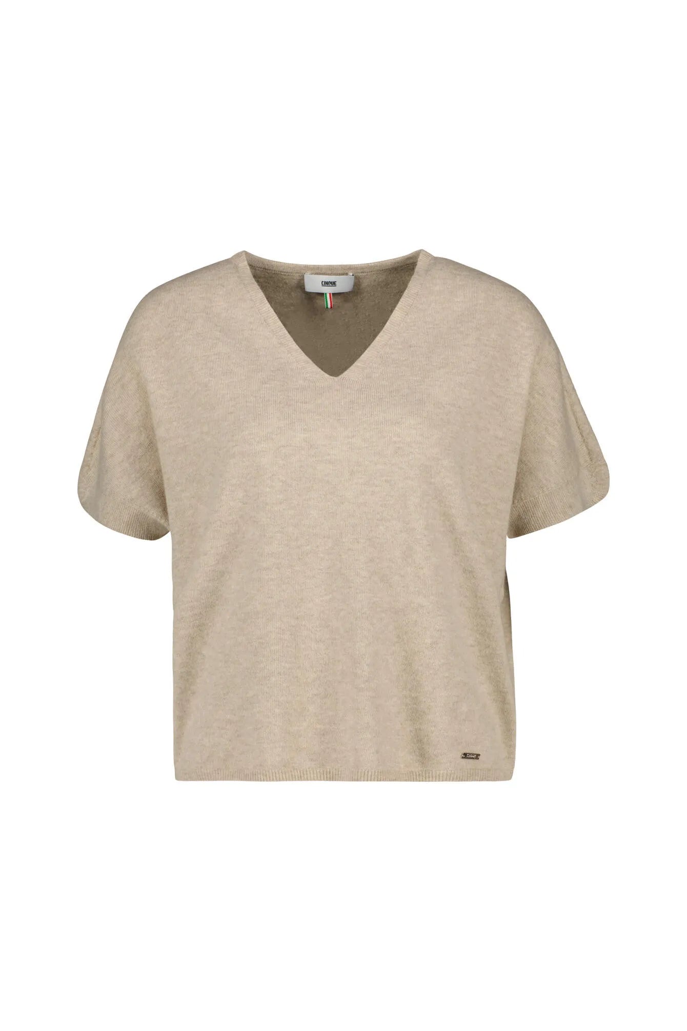 Strick-T-Shirt CIOLARA aus Baumwollmix