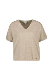 Strick-T-Shirt CIOLARA aus Baumwollmix
