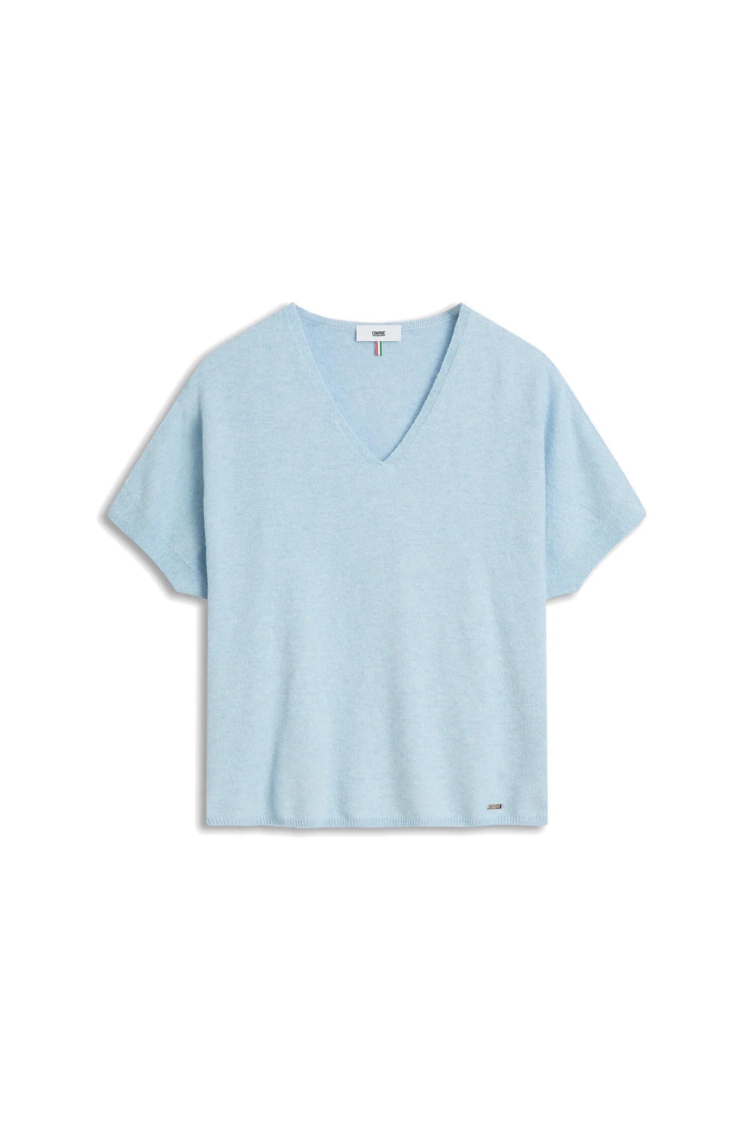 Strick-T-Shirt CIOLARA aus Baumwollmix