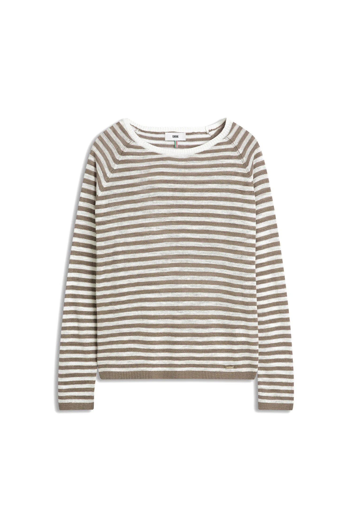 Strickpullover CILINDA aus Leinenmix