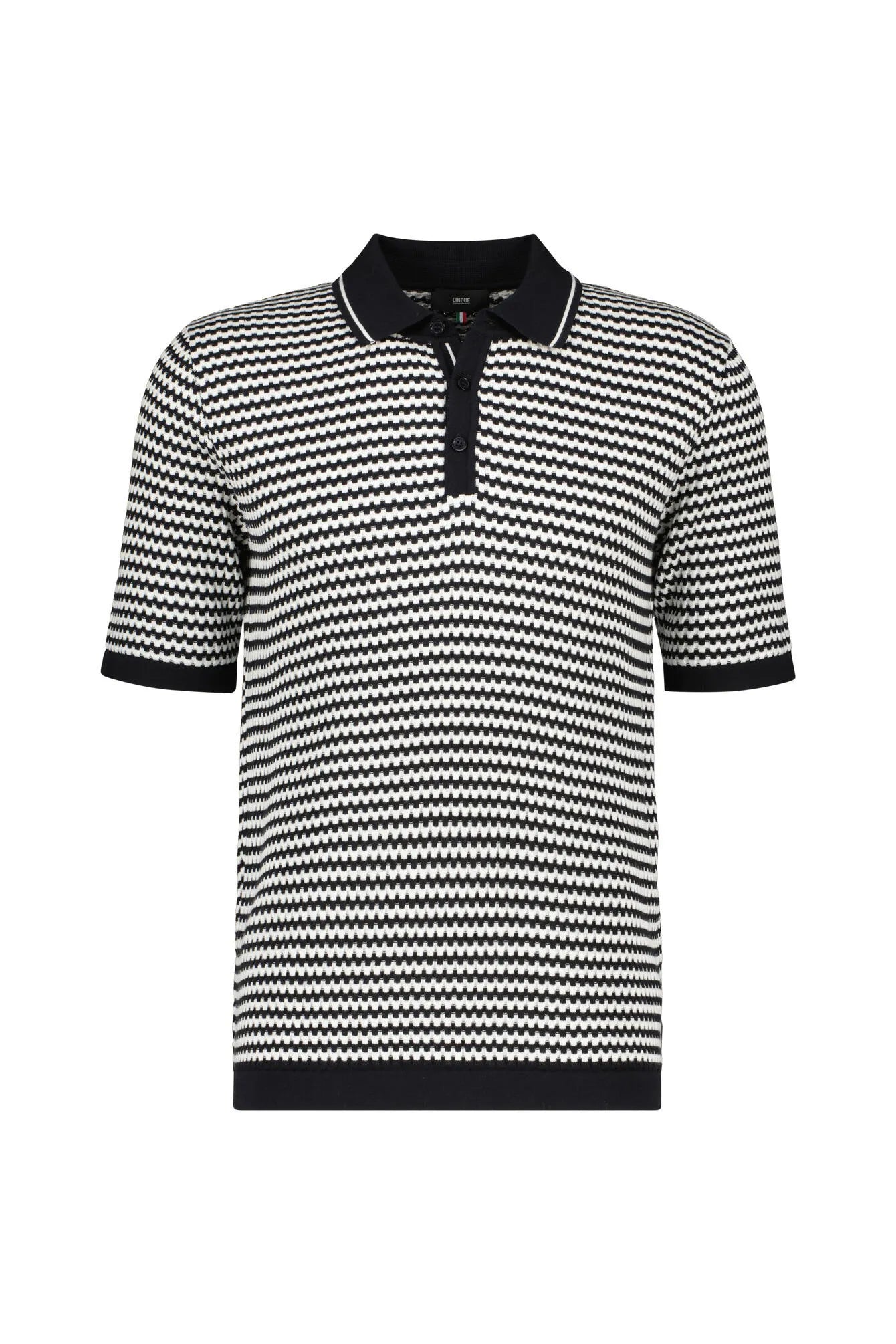 Strickpoloshirt CIFLAVIEN aus Baumwollmix