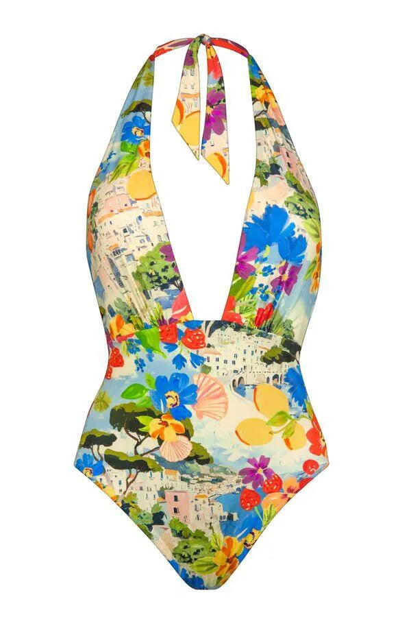 Badeanzug floral
