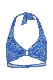 Bikini-Top gemustert