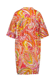 Strandkleid Mini aus Baumwolle