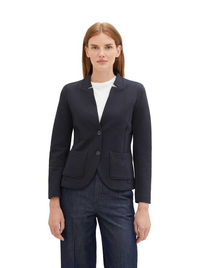 Blazer mit aufgesetzten Taschen