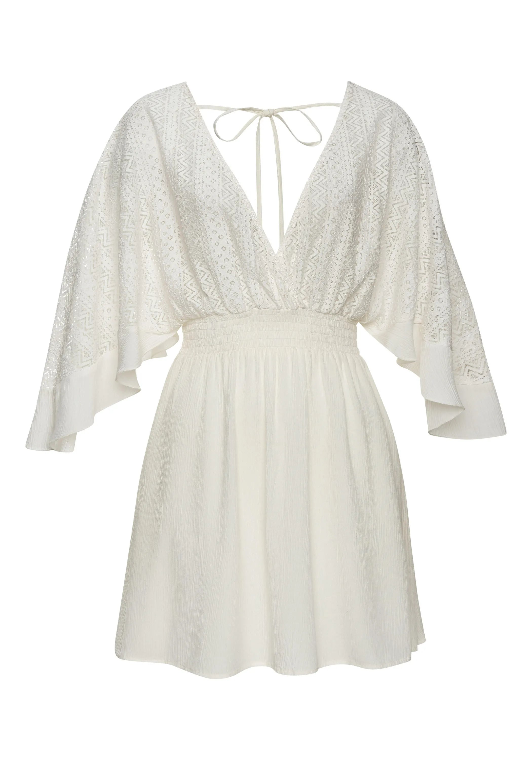 Strandkleid Mini aus Viskose