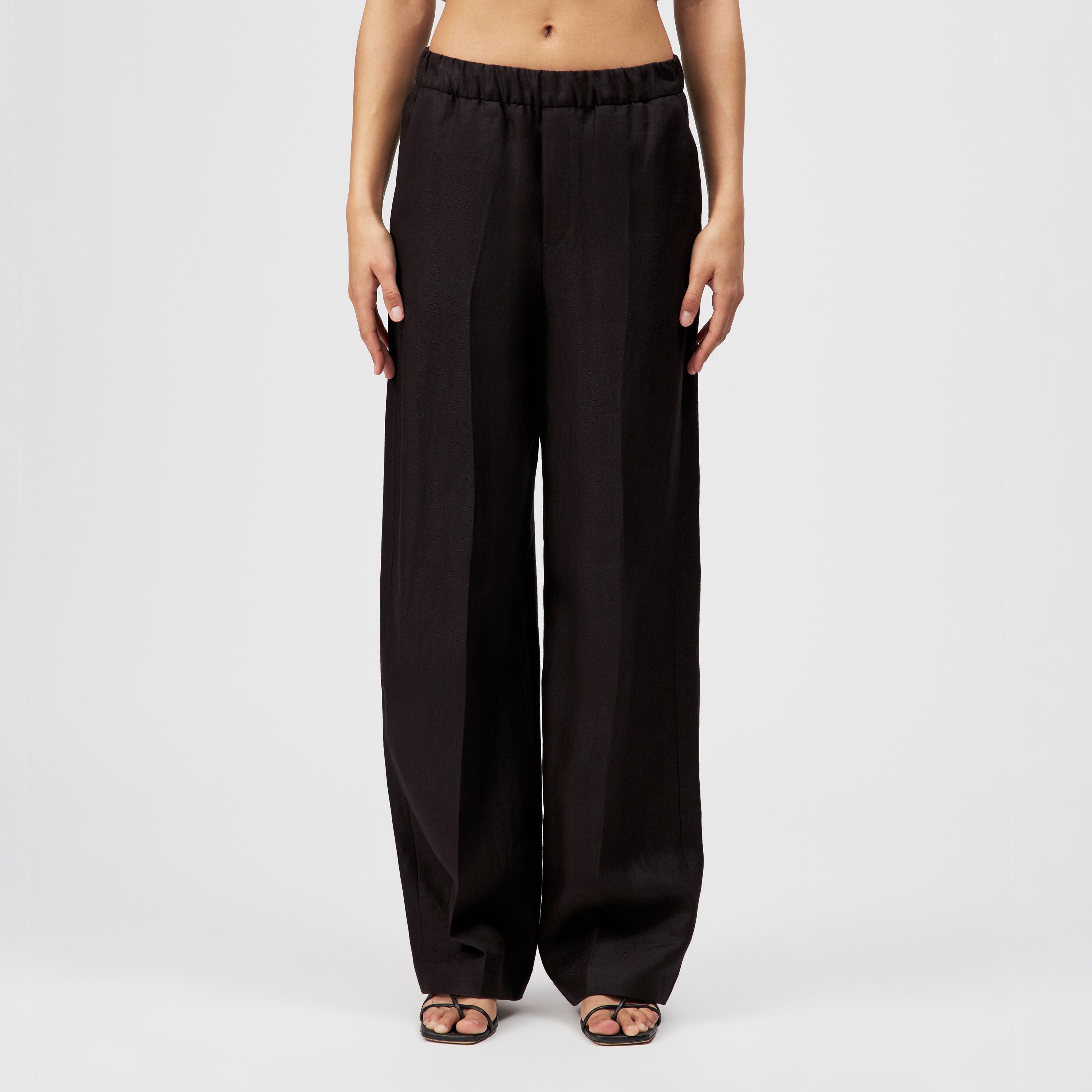 Leinenhose CONSIDER Wide Leg