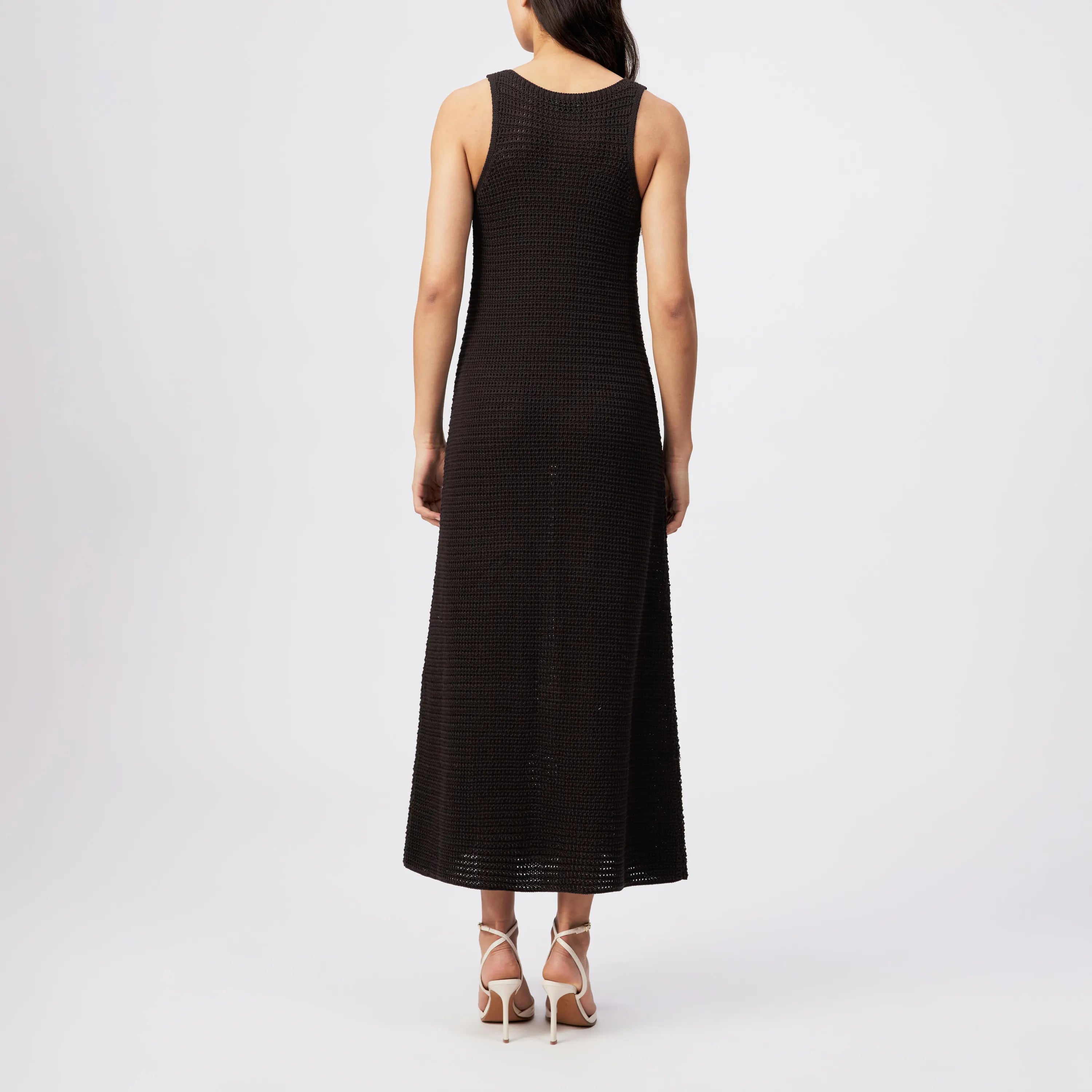 Strickkleid Maxi aus Baumwolle