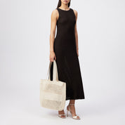 Strickkleid Maxi aus Baumwolle