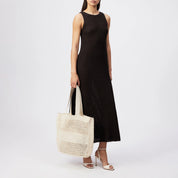 Strickkleid Maxi aus Baumwolle