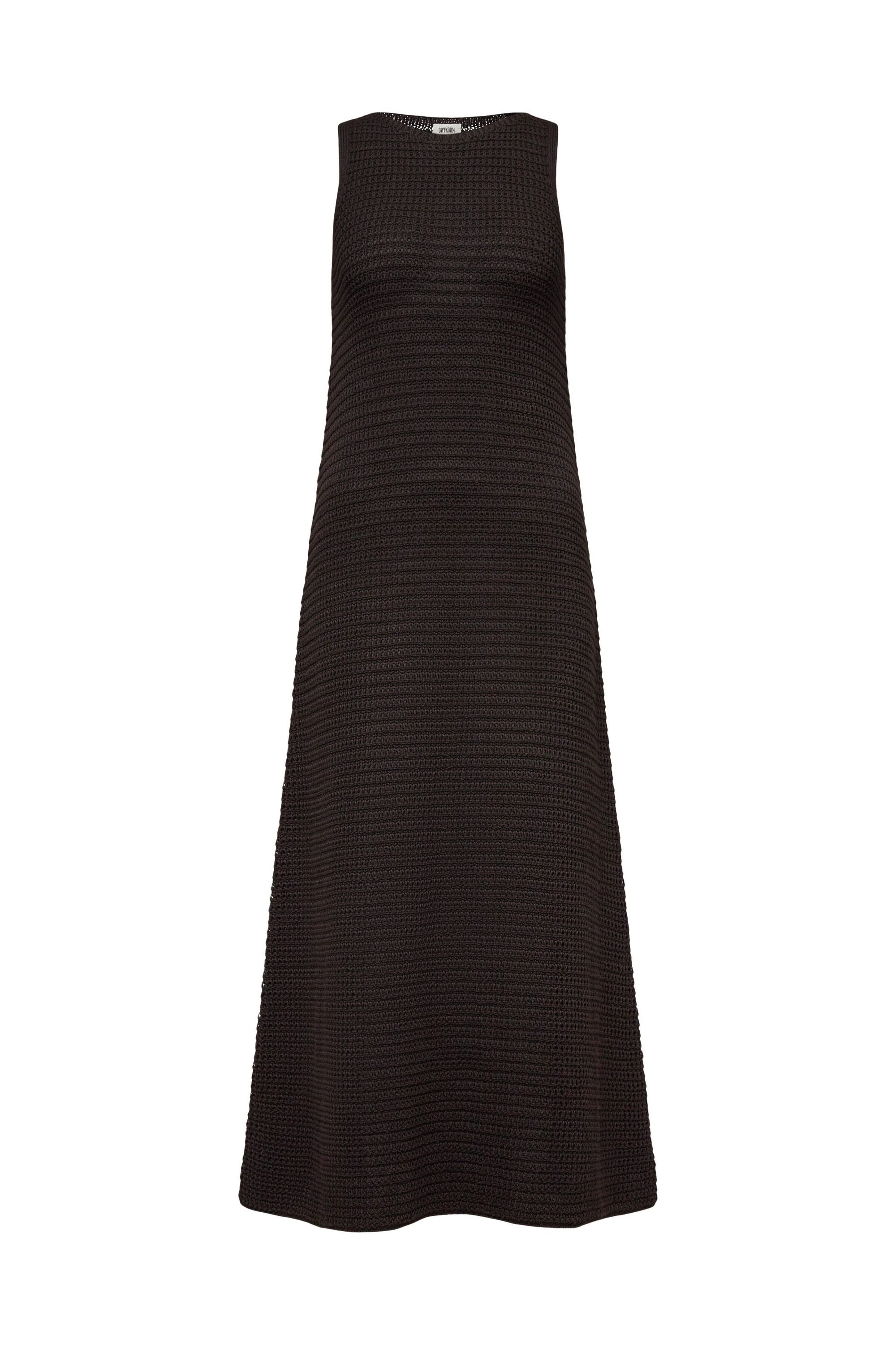 Strickkleid Maxi aus Baumwolle