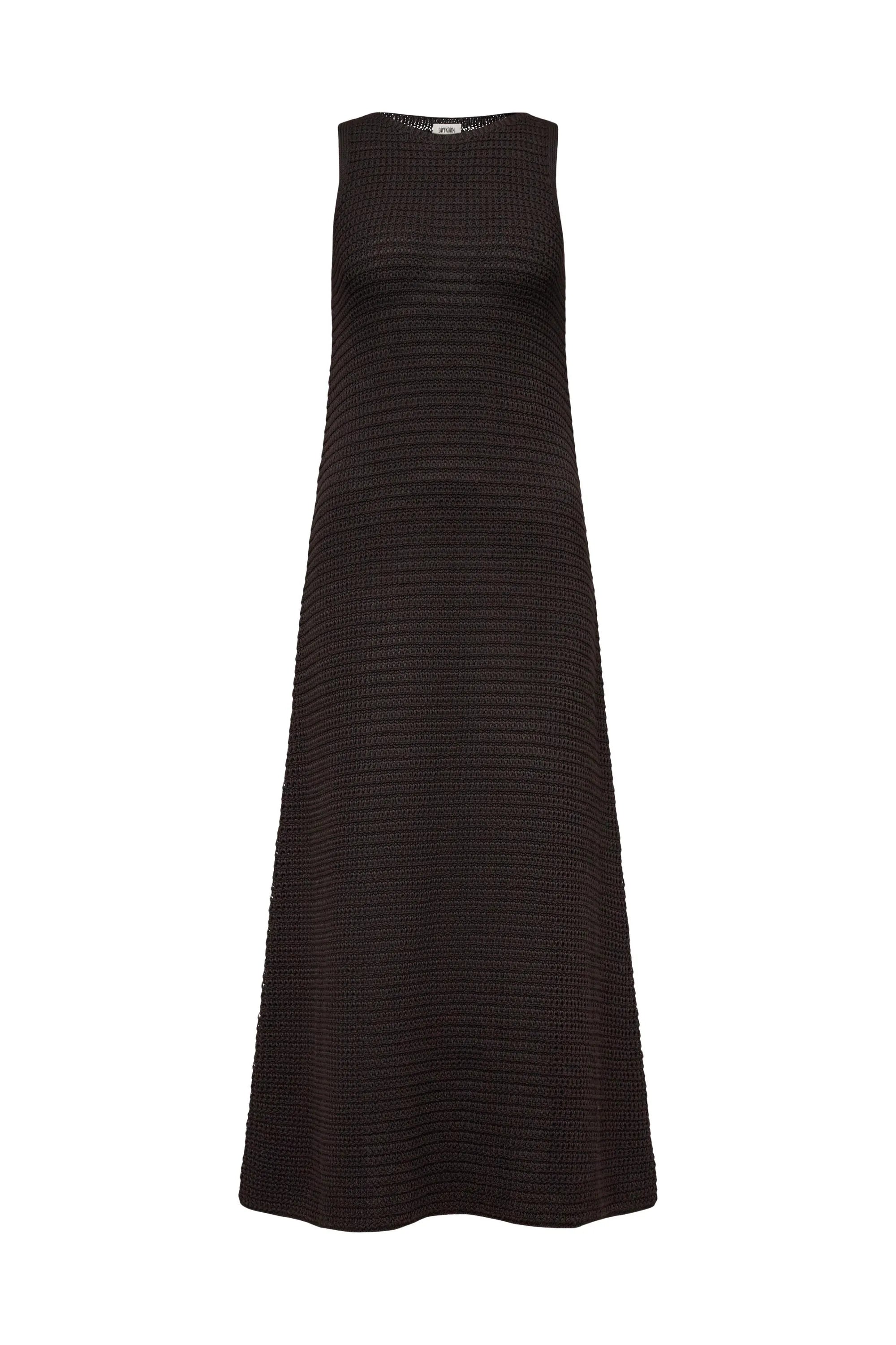 Strickkleid Maxi aus Baumwolle