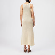 Strickkleid Maxi aus Baumwolle