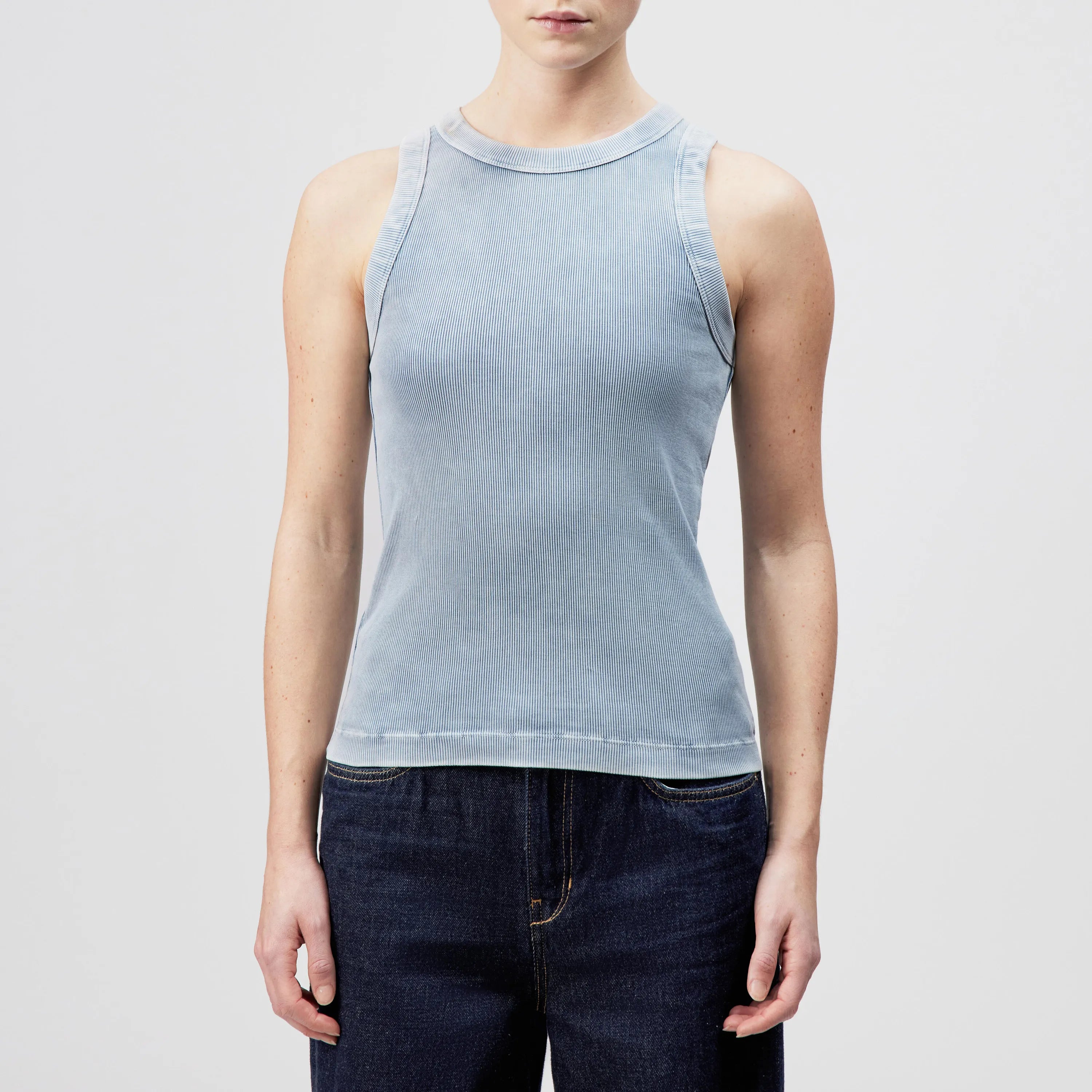 Tank-Top OLINA aus Rippstrick