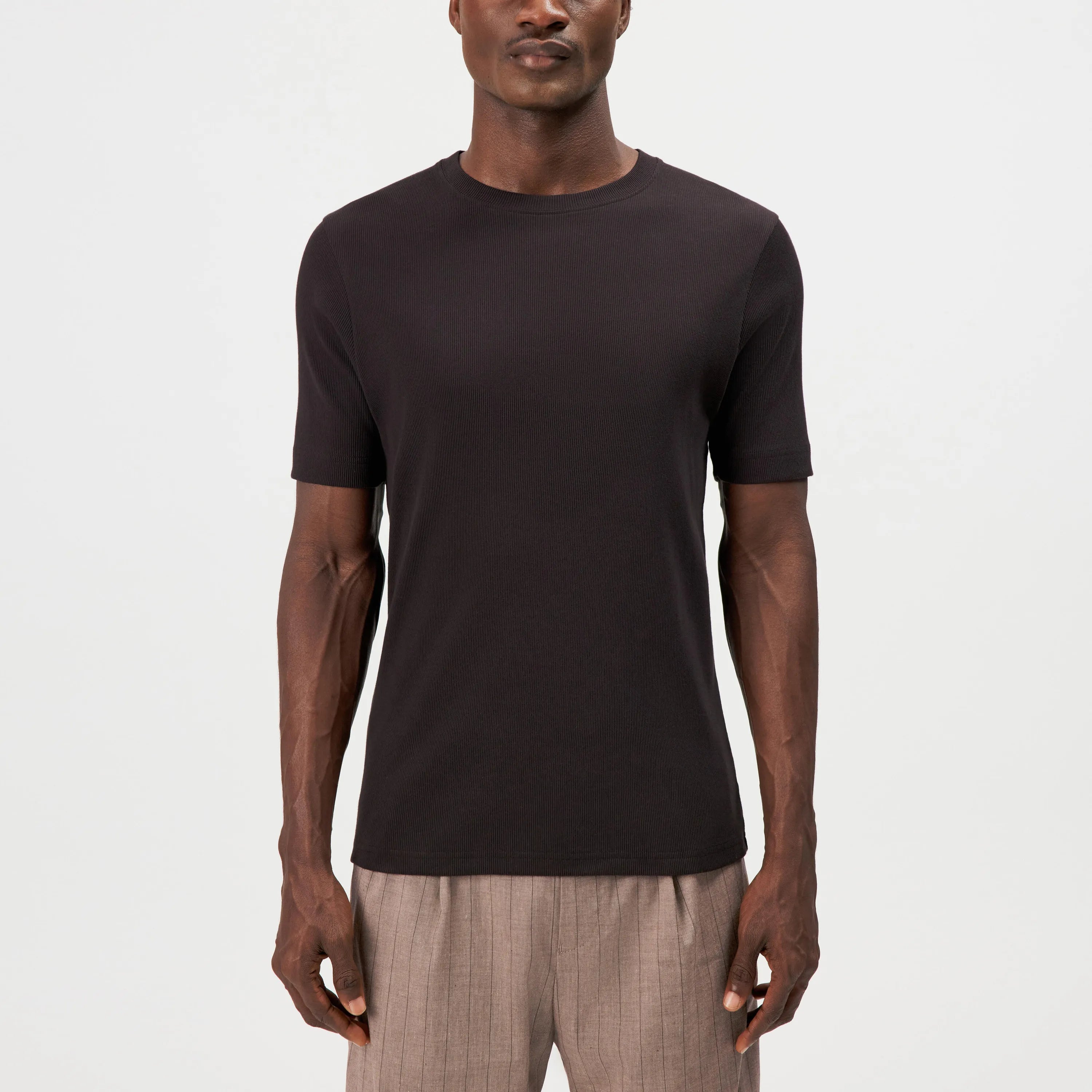 T-Shirt ENIL aus Rippstrick