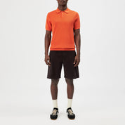Poloshirt aus strukturiertem Strick