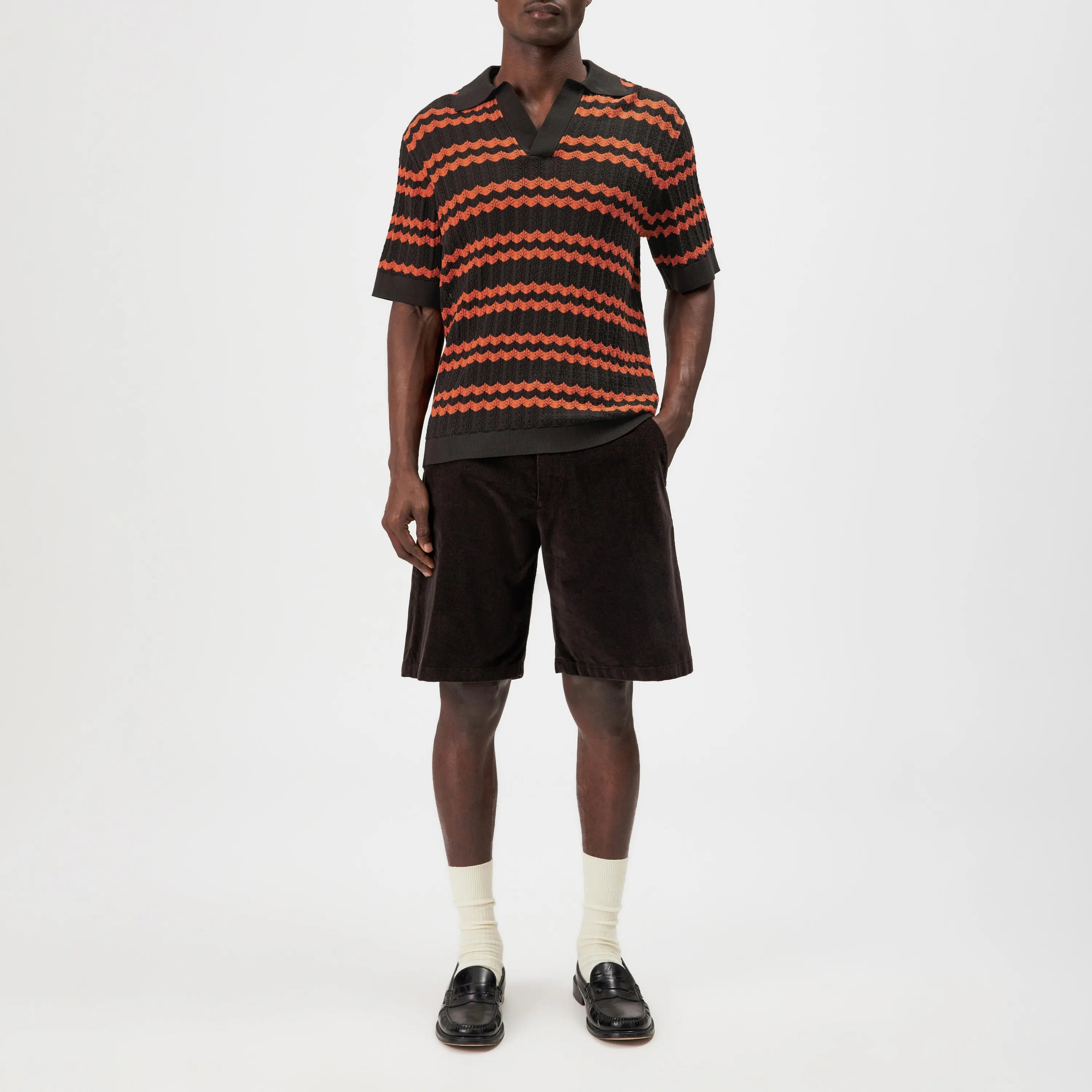 Strick-Poloshirt LAURENZZO