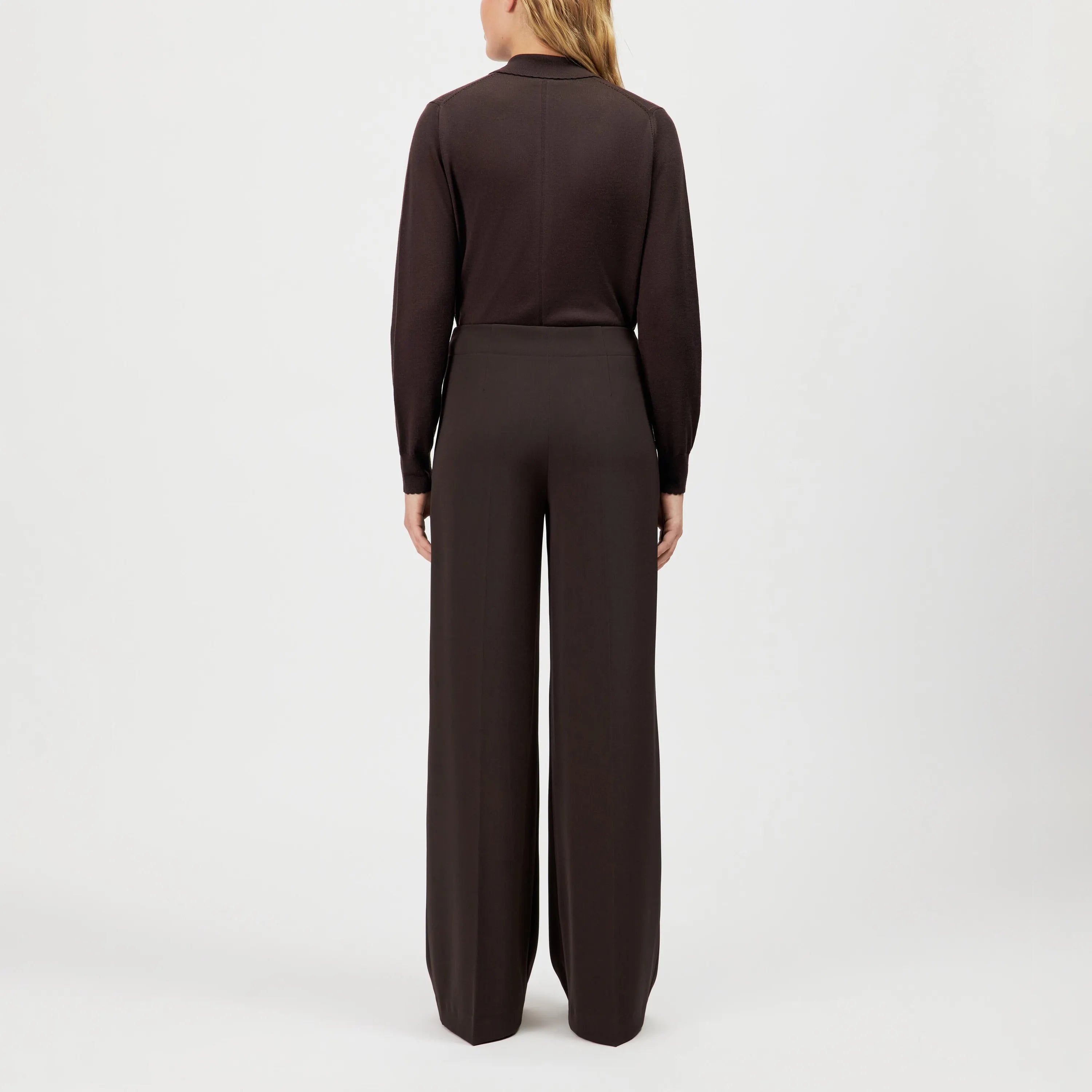 Marlenehose mit Bunfalten