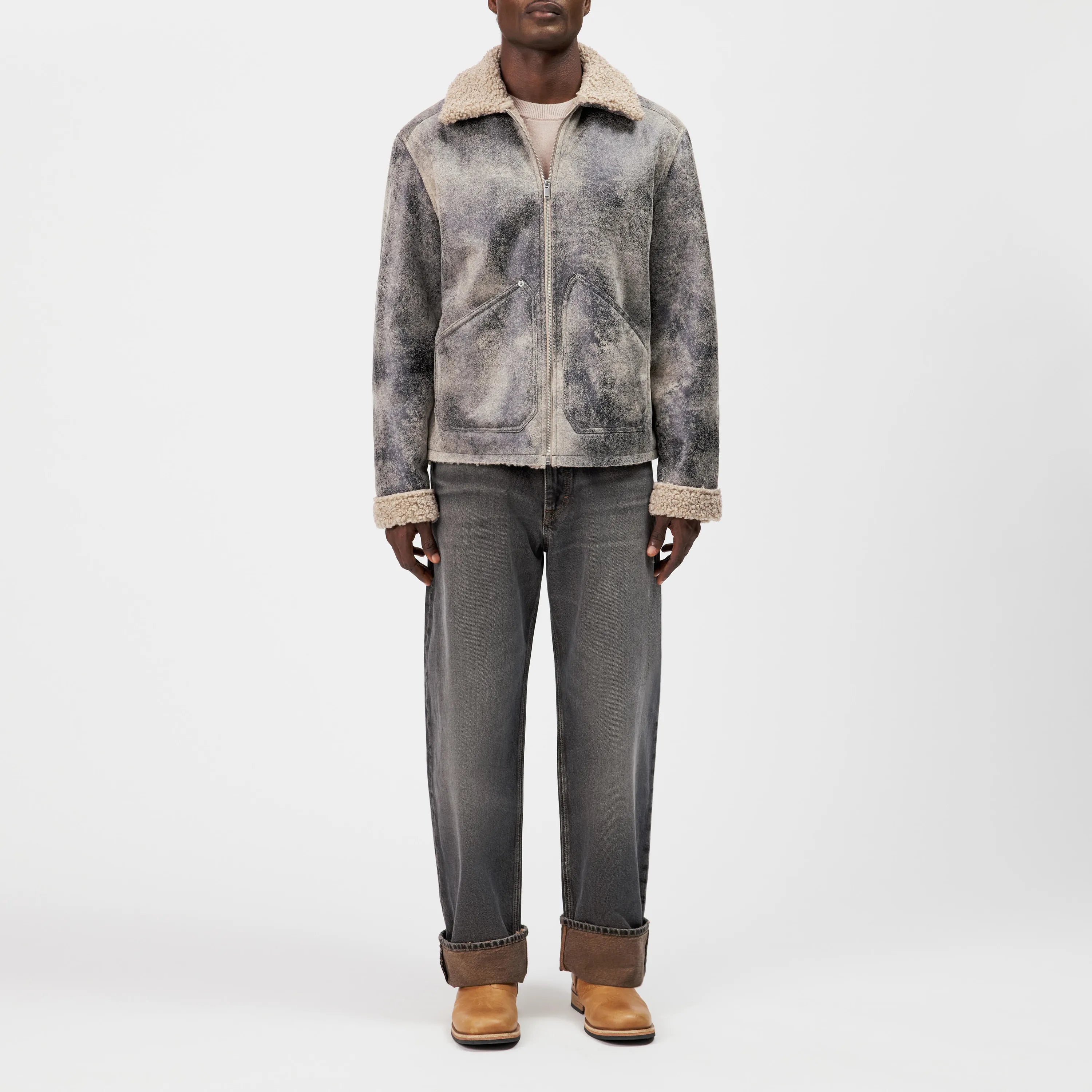 Jacke LERON mit Teddykragen