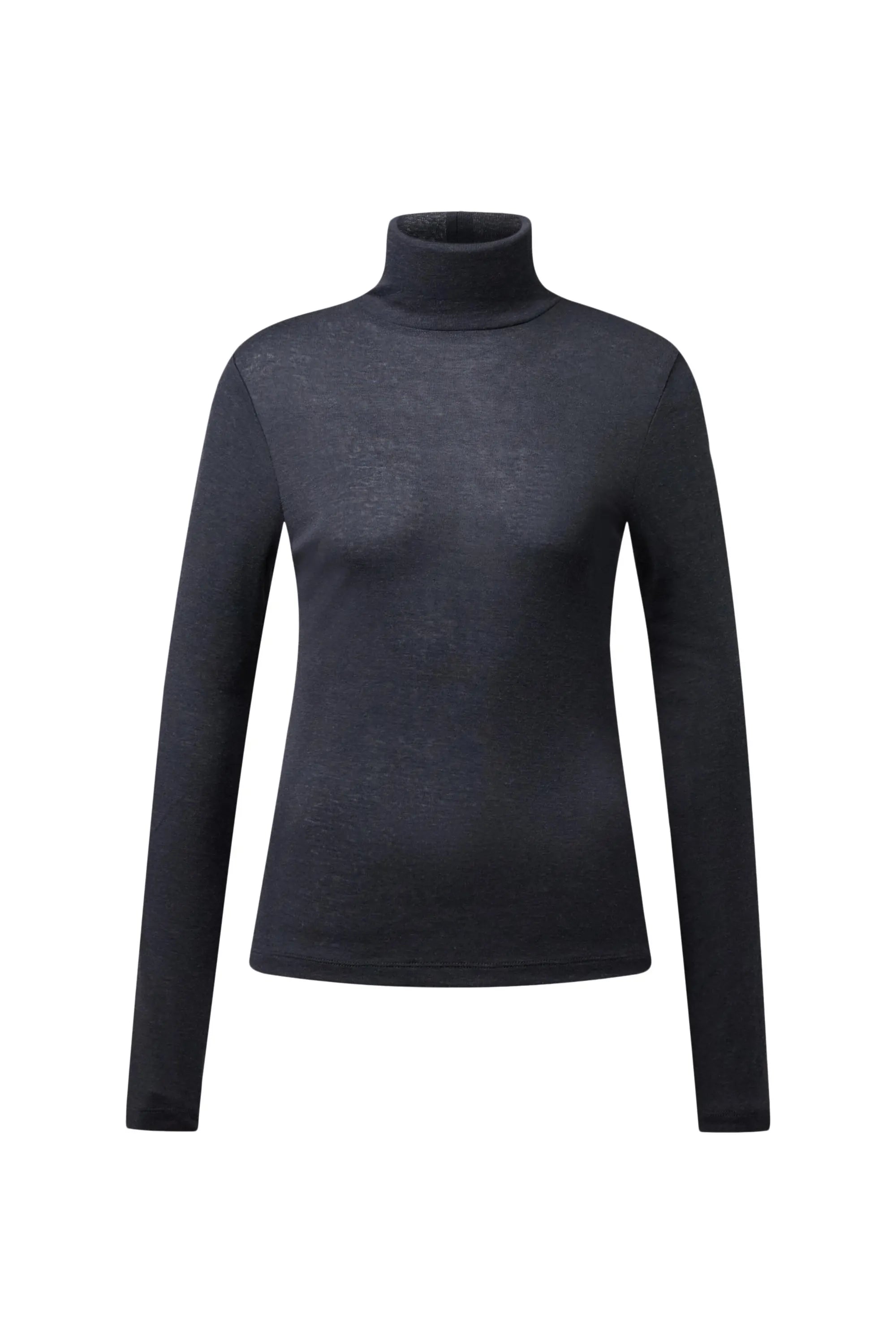 Langarmshirt mit Rollkragen