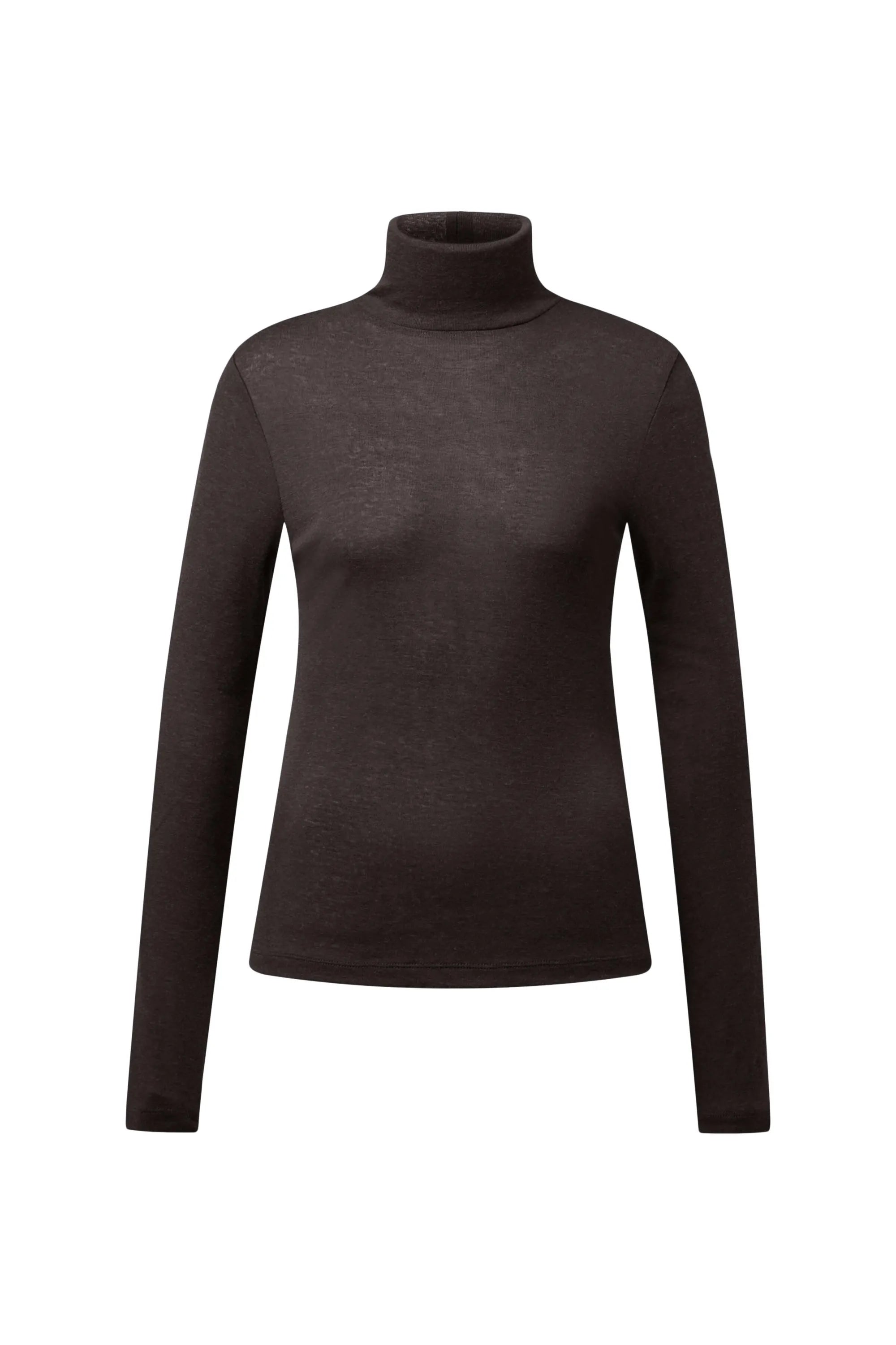 Langarmshirt mit Rollkragen