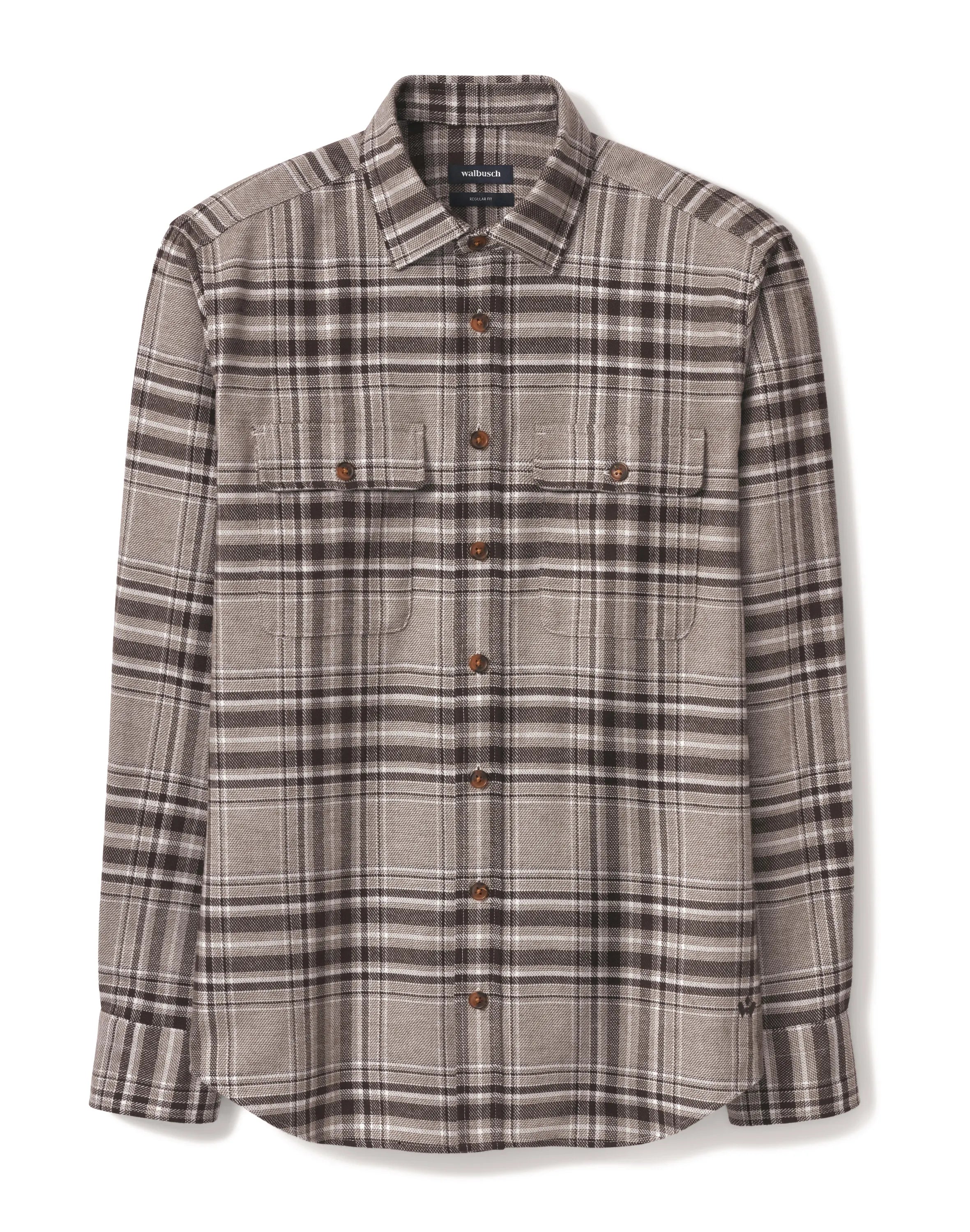 Flanell-Overshirt Regular Fit