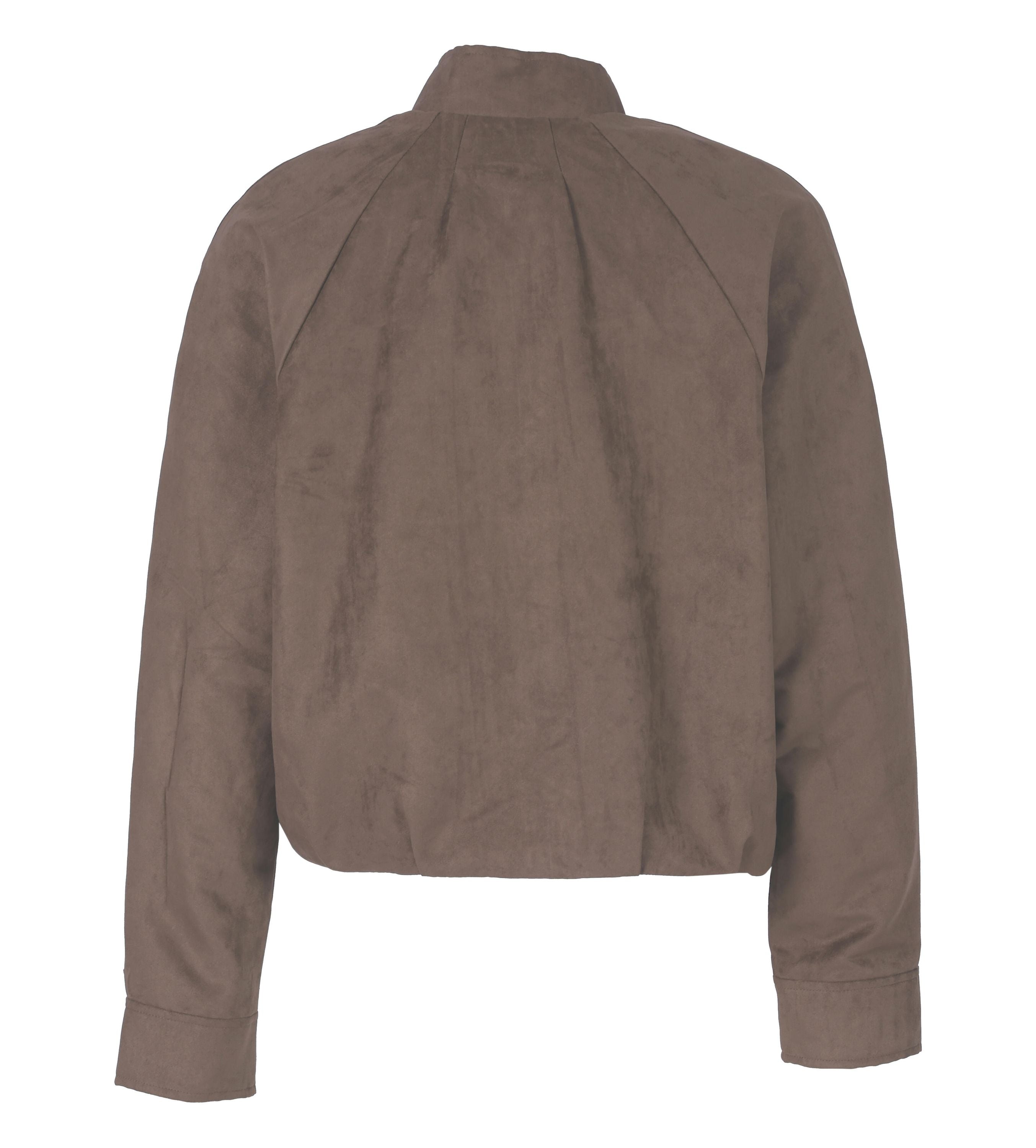 Blouson-Jacke aus Velours