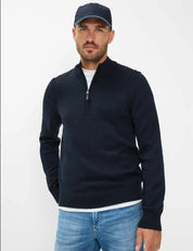 Strickpullover mit Troyerkragen
