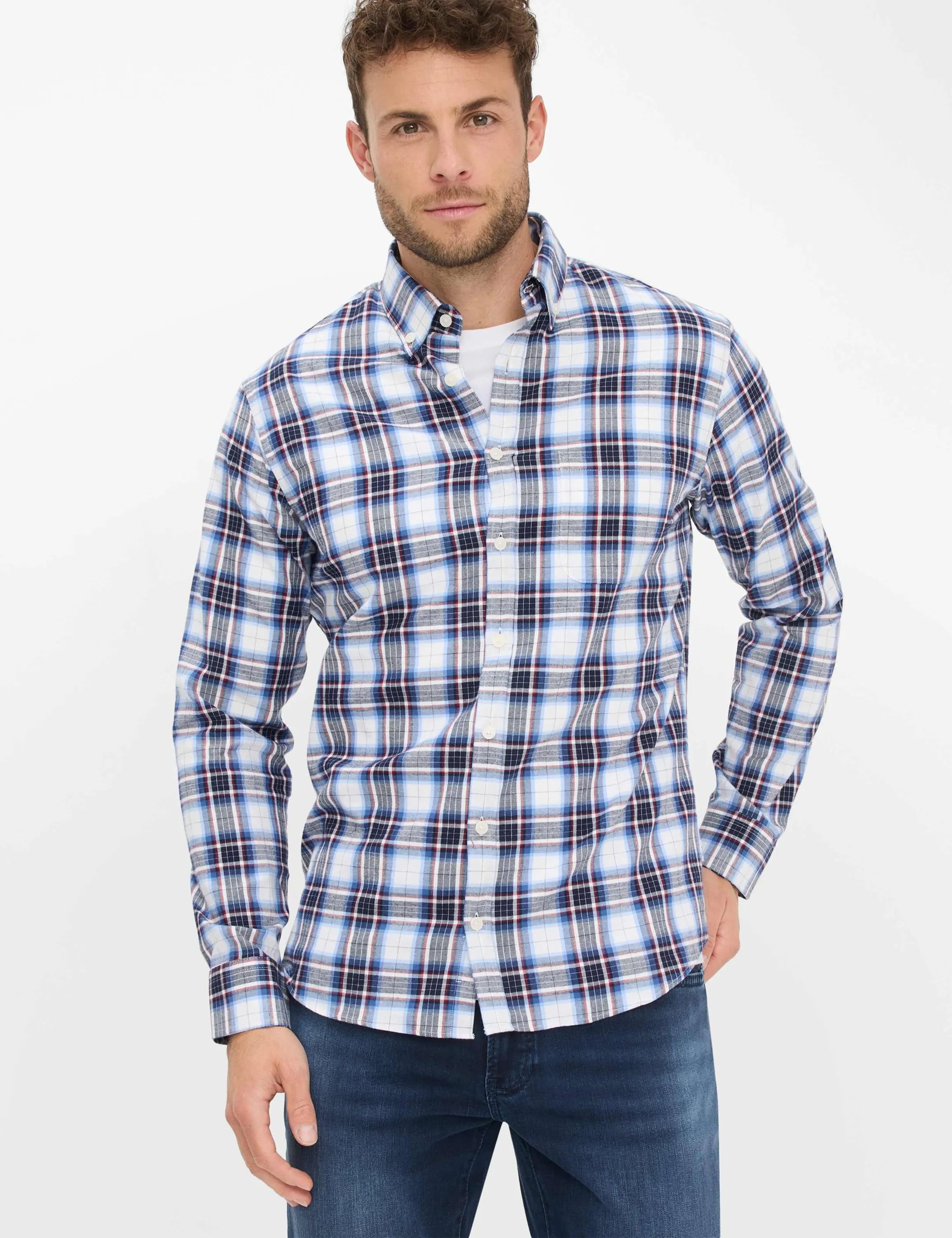 Flanellhemd DANIEL Modern Fit