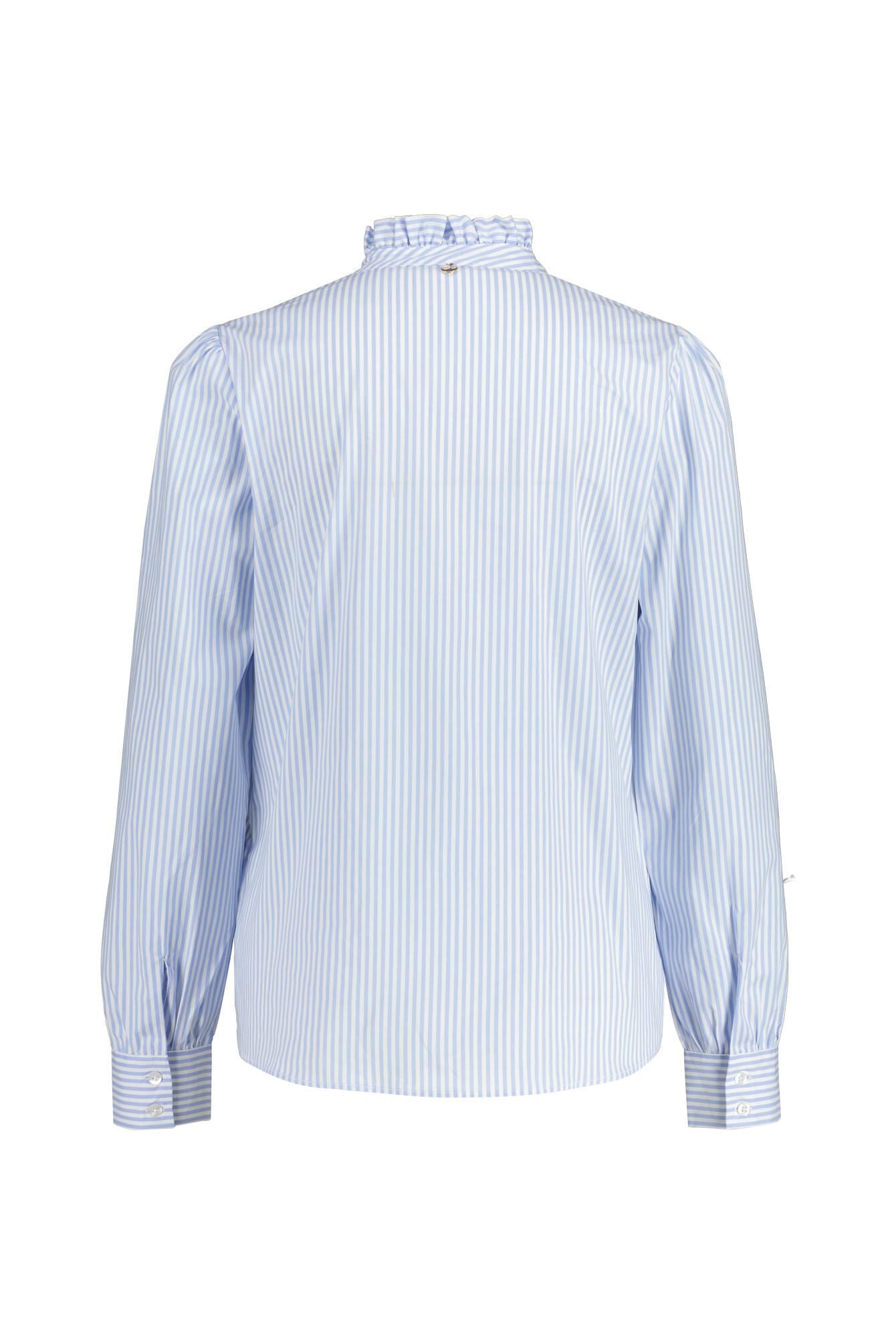 Bluse mit Rüschenkragen