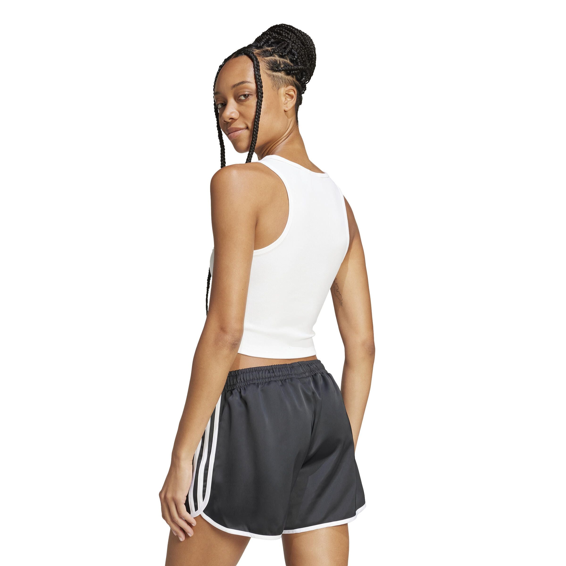 Crop-Top gerippt