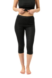 Leggings aus Schurwoll-Seide-Mix