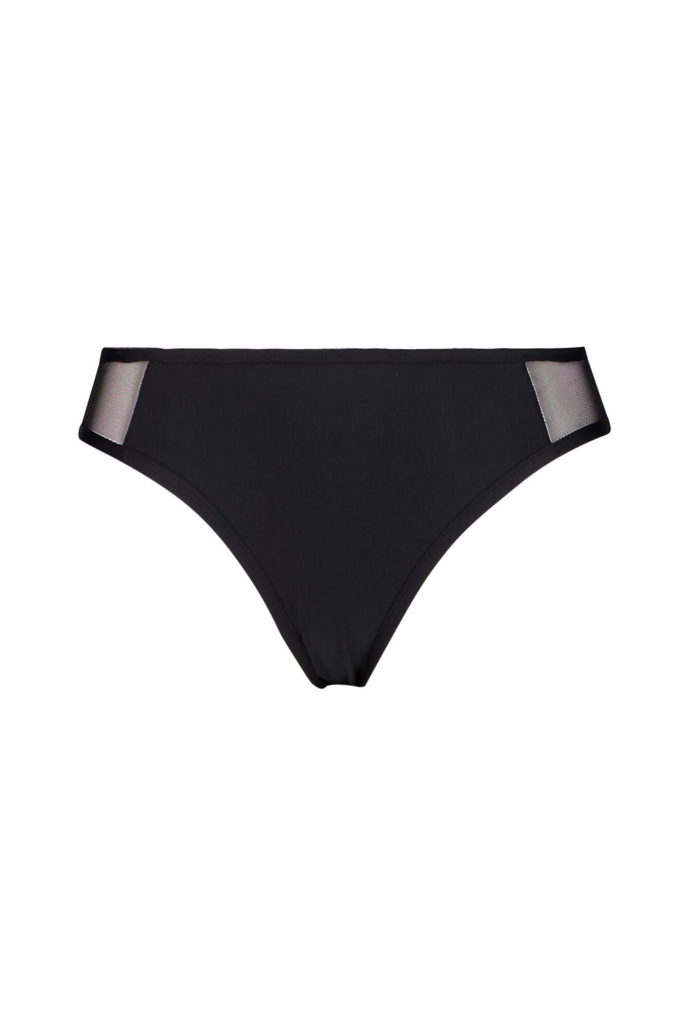 Bikini-Slip mit Mesh-Einsatz