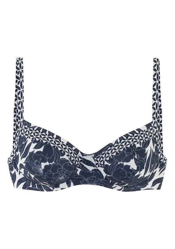 Bügel-Bikini-Top floral