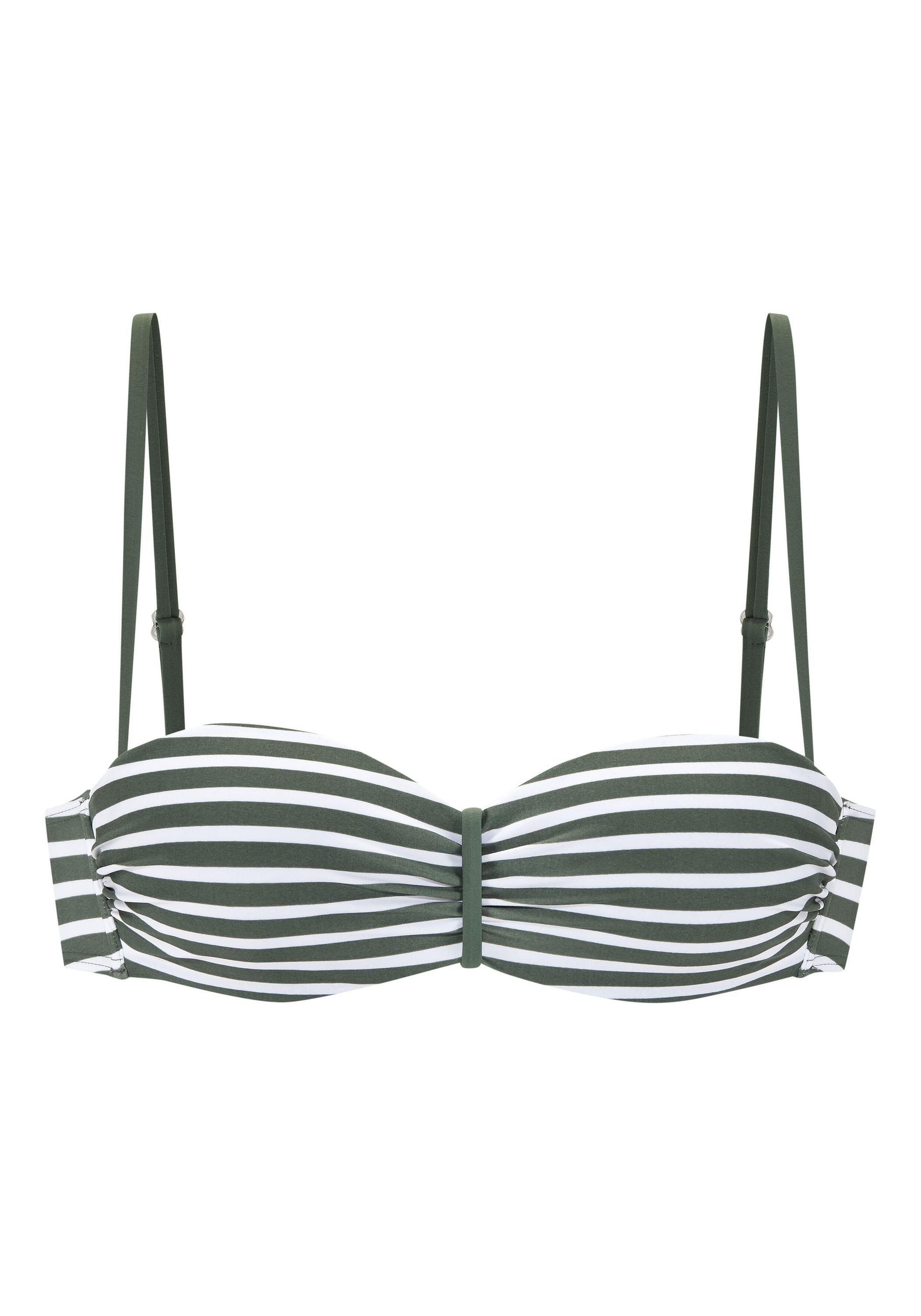 Bikini-Top gestreift