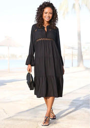 Strandkleid Midi aus Viskose