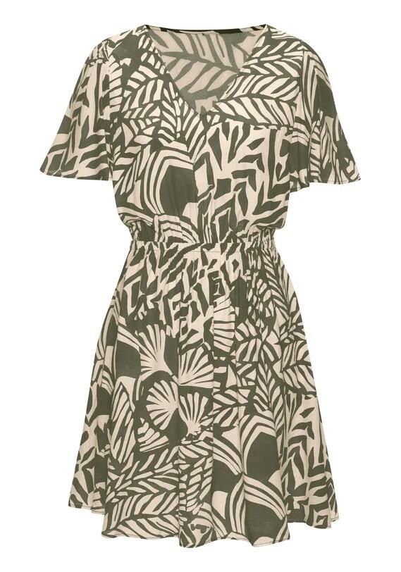 Strandkleid Mini aus Viskose