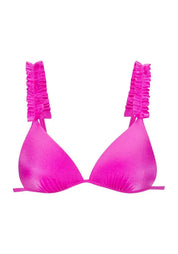Triangel-Bikini-Top mit Rüschen